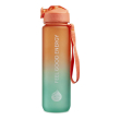 Tasty bottiglia motivazionale tasty h2o 1 lt arancione verde