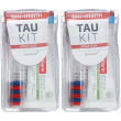 Tau-marin kit spazzolino duro e dentifricio gel rinfrescate alle erbe