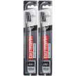 Tau marin® professional black set da 2 2x1 pc spazzolino denti