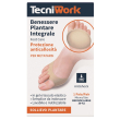 Tecniwork benessere plantare integrale cuscinetti metatarsali anticallosita misura medium 1 paio