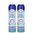 Tena proskin wash mousse set da 2 2x400 ml schiuma