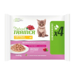 Trainer natural gatto kitten young gravy (in salsa) pollo 4x85gr (bustina) multipack