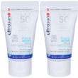 Ultrasun mineral face protezione solare minerale per il viso spf 50 2x