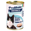 Unipro prelibato per gatti con pesce bianco e gamberetti barattolo 40...