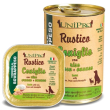 Unipro rustico coniglio con riso/crusca/ananas per cani sovrappeso barattolo 400g unipro