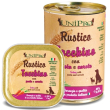 Unipro rustico tacchino con pasta e carote cibo umido per cani 400g unipro