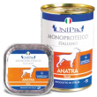 Unipro unicamente anatra cibo umido cani adulti barattolo 400g