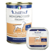 Unipro unicamente salmone cibo umido cani adulti vaschetta 150g