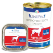 Unipro unicamente vitello cibo umido cani adulti barattolo 400g
