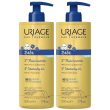 Uriage bebe olio detergente lenitivo set da 2 2x500 ml