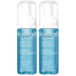 Uriage mousse detergente set da 2 2x150 ml schiuma
