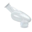 Urinale plastica con tappo