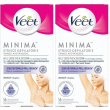 Veet® minimatm strisce depilatorie set da 2 2x1 pz