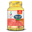 Colours of life vegan 12 vitamine + minerali 60 compresse 1000 mg