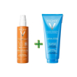 Vichy capital soleil cell protect fluido spray invisibile spf 30 + latte doposole - kit protezione solare 200 ml + doposole lenitivo 100 ml
