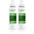 Vichy dercos shampoo antiforfora capelli sensibili 200 ml set da 2 2x2