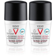 Vichy homme deodorante anti macchie 50 ml set da 2 2x50 roller