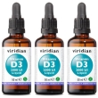 Viridian vitamin d3 2000ui liquid 50 ml 3x50 ml soluzione orale