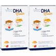 Vitadha brain 30 morbidine al gusto fragola e limone set da 2 2x49,5 g