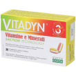 Vitadyn® vitamine e minerali 30 cpr a rilascio differenziato 4x45 g c
