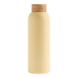 Waterdrop bottiglia acciaio pastel yellow matt da 600 ml