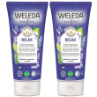 Weleda aroma shower relax set da 2 2x200 ml gel doccia