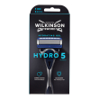 Wilkinson hydro 5 skin rasoio con 5 lame e gel pro-vitamina b5