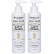 Wonder bagno madre bagnoschiuma doccia latte asina 2x250 ml