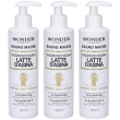 Wonder bagno madre bagnoschiuma doccia latte asina 3x250 ml
