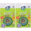 Zcare natural braccialetto allontana zanzare set da 2 2x1 pz bracciale