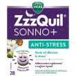 Zzzquil sonno+ anti-stress integratore per il sonno e la gestione dello stress 28 compresse